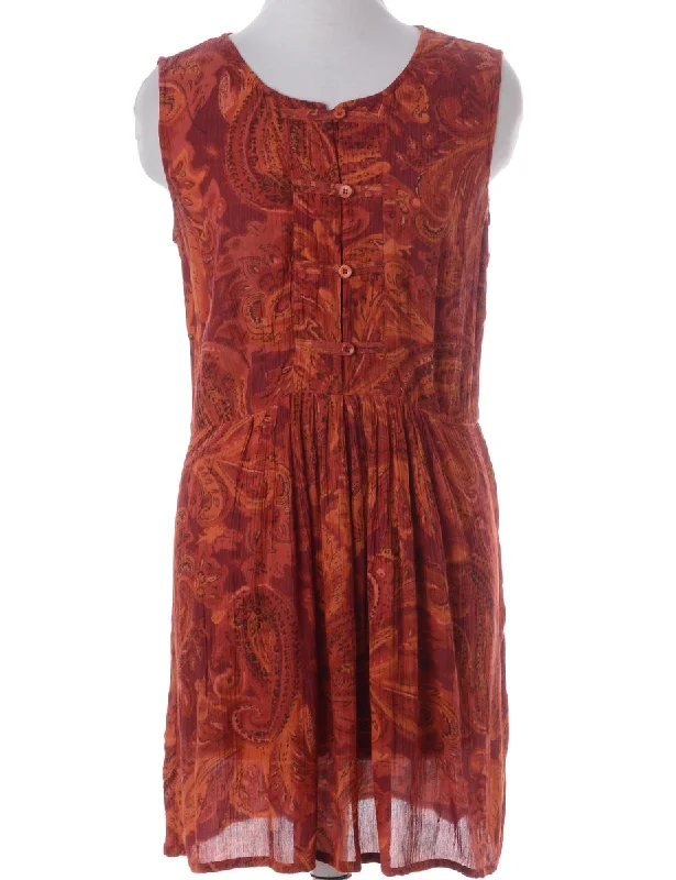 Lable Paisley Short Dress