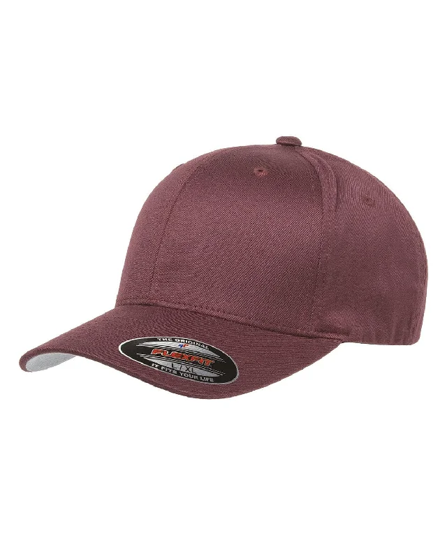 Yupoong Flexfit Wooly 6-Panel Cap | Maroon