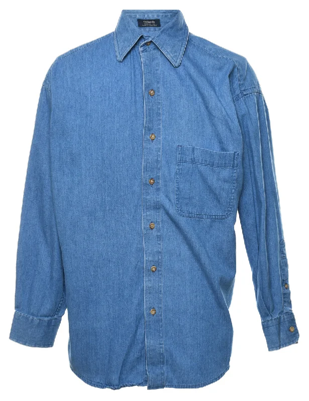 Light Wash Denim Shirt - M