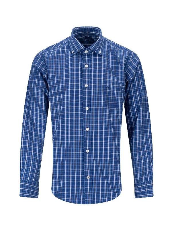 Slim fit checked shirt