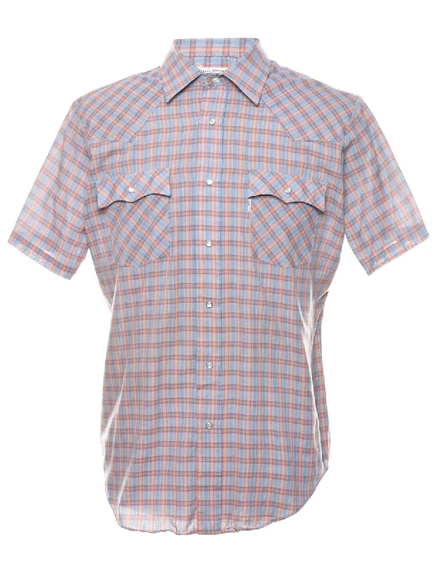 Levi's Short Sleeve Checked Western Shirt - L