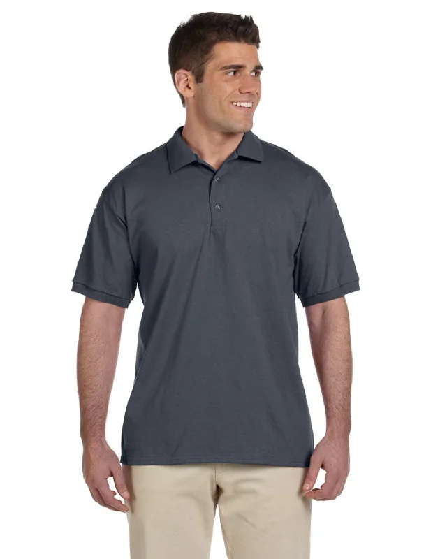 Gildan Cotton Jersey Polo Shirt | Charcoal