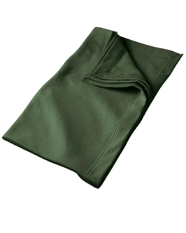 Gildan DryBlend Fleece Blanket | Forest Green