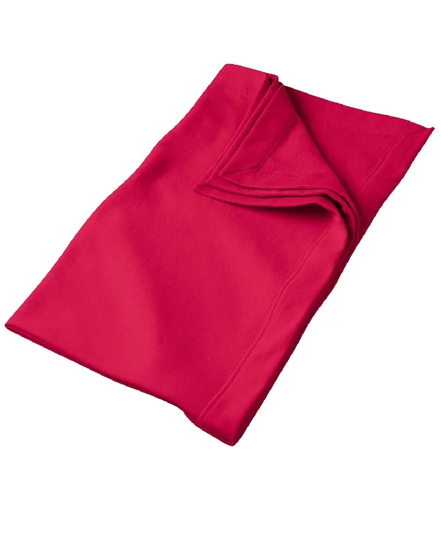 Gildan DryBlend Fleece Blanket | Red