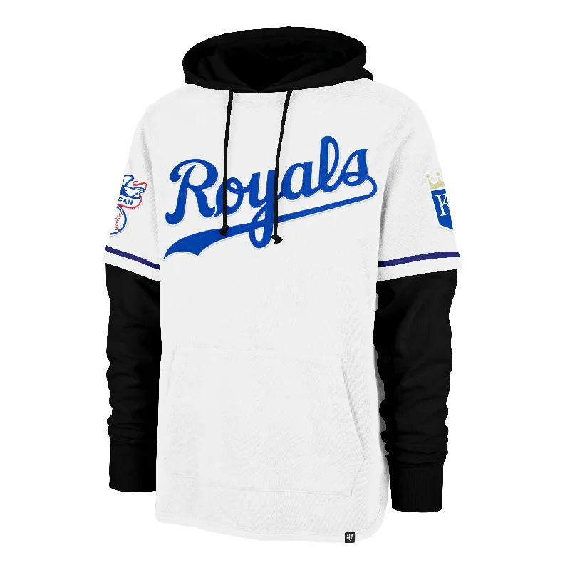 KANSAS CITY ROYALS COOPERSTOWN TRIFECTA '47 SHORTSTOP HOOD PULLOVER