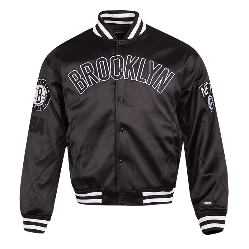 NBA BROOKLYN NETS CITY JACKET (BLACK)