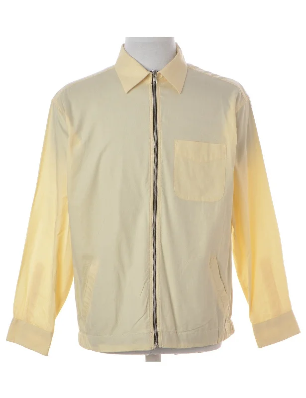 Label Yellow Summer Shacket