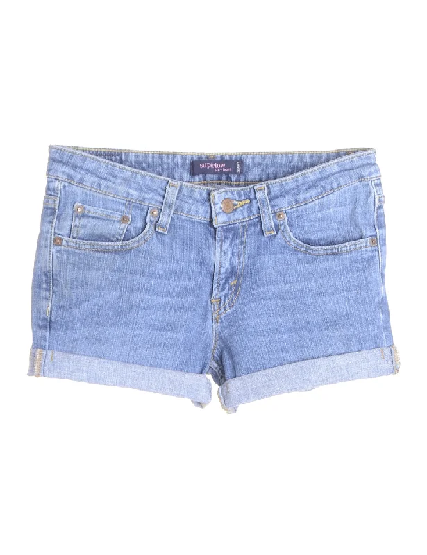 Label Willow Rolled Hem Denim Shorts