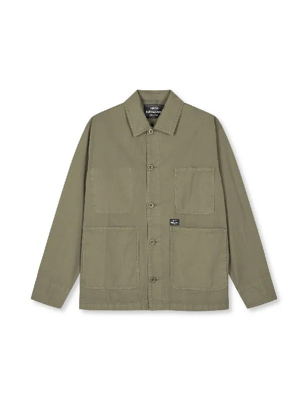 Fine Twill Chore Jacket, Silver Sage