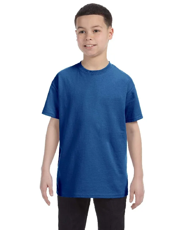 Hanes Youth Authentic-T T-Shirt | Deep Royal