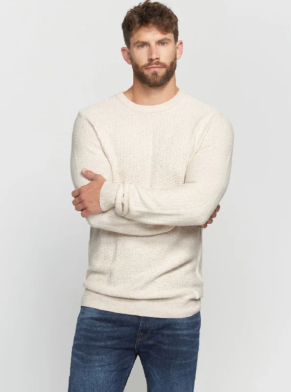 Eco White Paco Wool Jumper