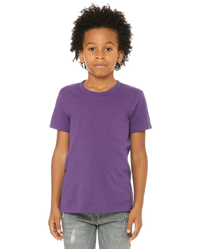 Bella+Canvas Youth Short Sleeve T-Shirt | Royal Purple