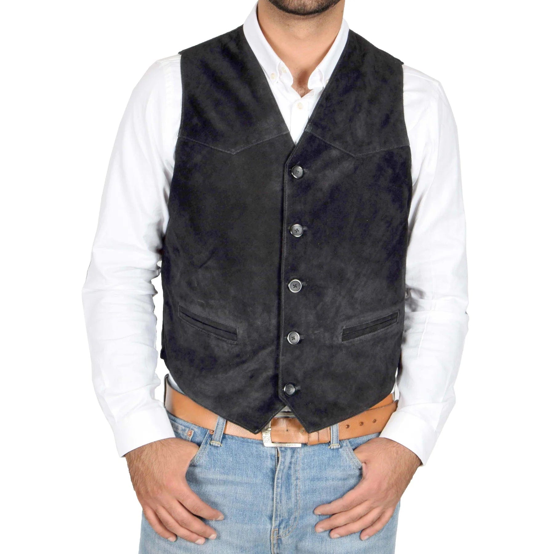 Men's Vest V Lapel Waistcoat