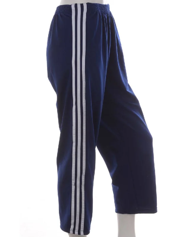 Label Upcycled Adidas Mel Cropped Track Pants