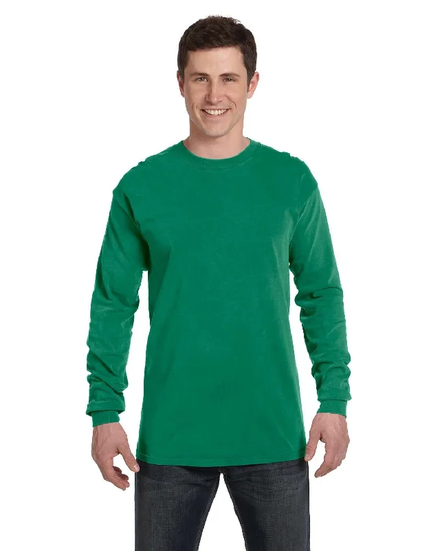 Comfort Colors Garment-Dyed Long Sleeve T-Shirt | Grass