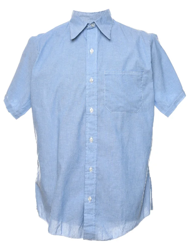 Light Blue Short Sleeve Shirt - L