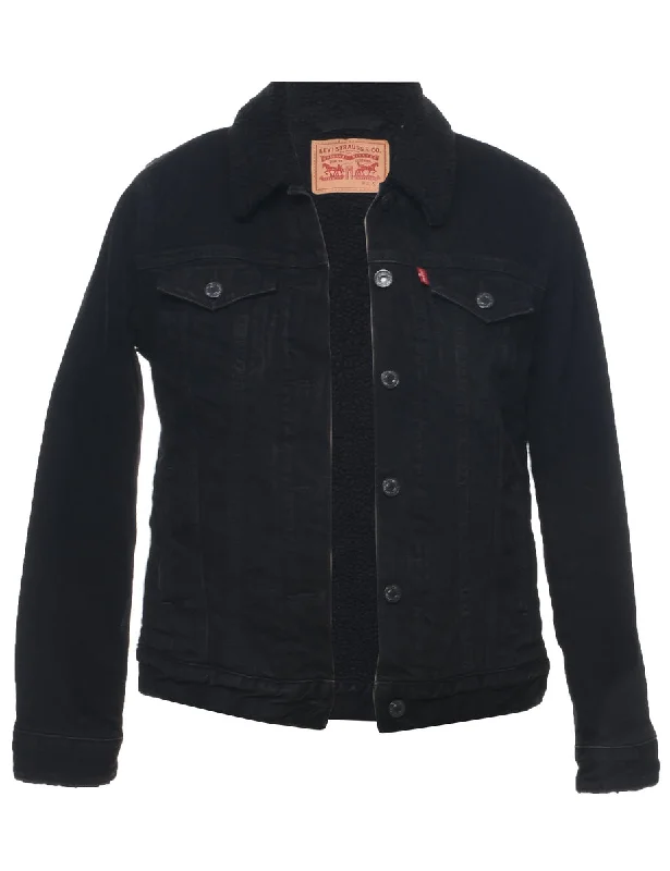 Levi's Shearling Denim Jacket - S