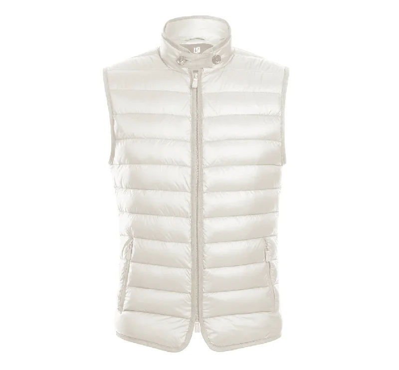 Alessandro Vitello by Renoir Jonathan Nylon Down Ivory Vest 831-1