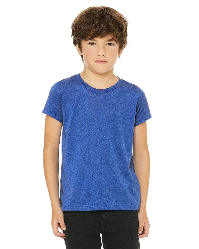 Bella+Canvas Youth Triblend Short Sleeve T-Shirt | Tru Royal Trblnd