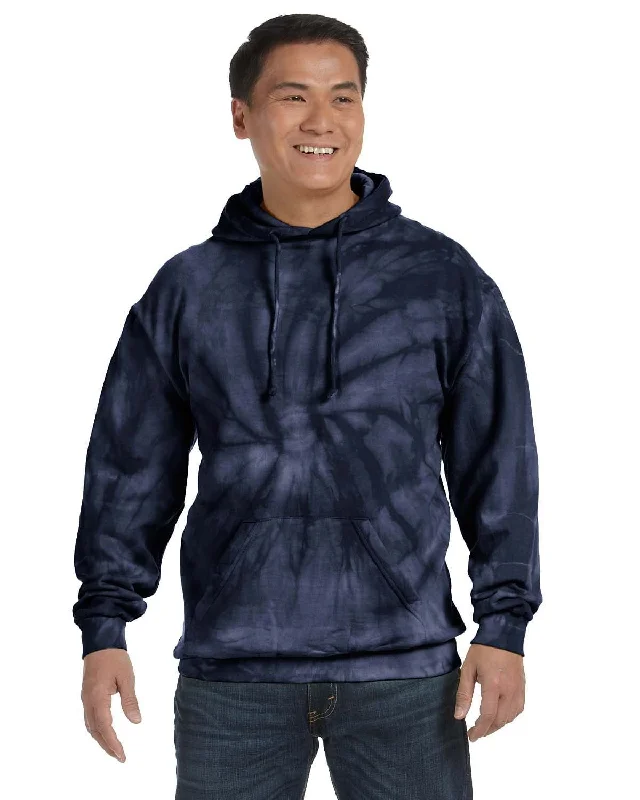 Tie-Dye Pullover Hoodie | Spider Navy