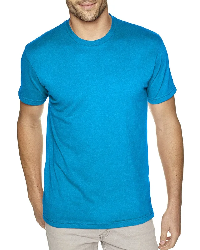 Next Level Mens Sueded T-Shirt | Turquoise