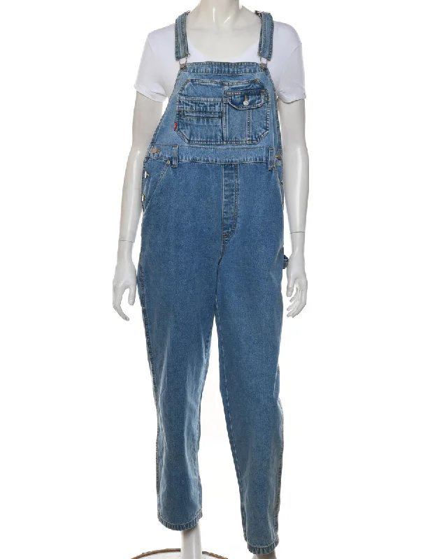 Light Wash Dungarees - W38 L29