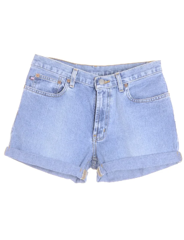 Label Willow Rolled Hem Denim Shorts