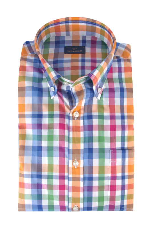 Paul & Shark Cotton Twill BD Shirt Check