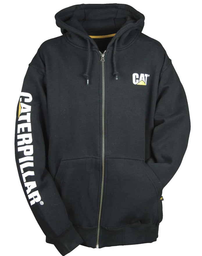 Men's CAT Arm Logo Full Zip Hoody