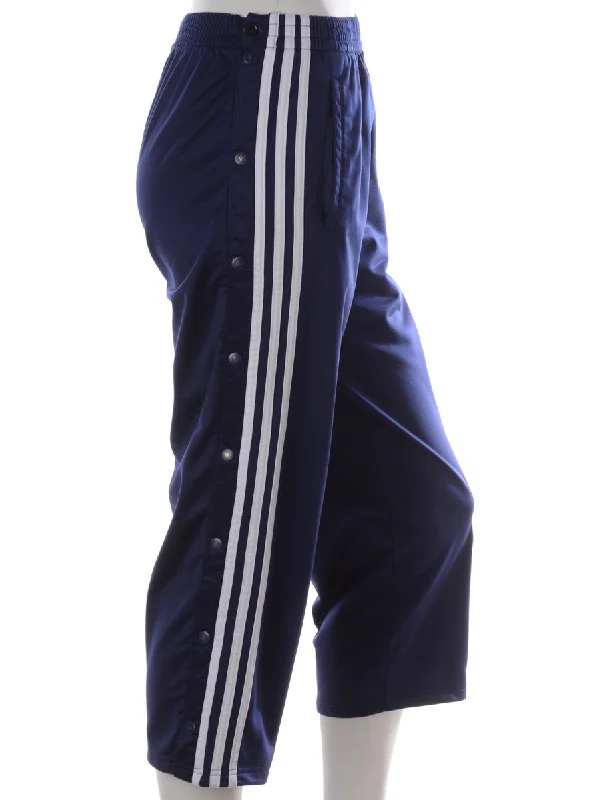 Label Upcycled Adidas Mel Cropped Track Pants