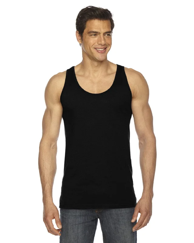 American Apparel Unisex Poly-Cotton Tank | Black