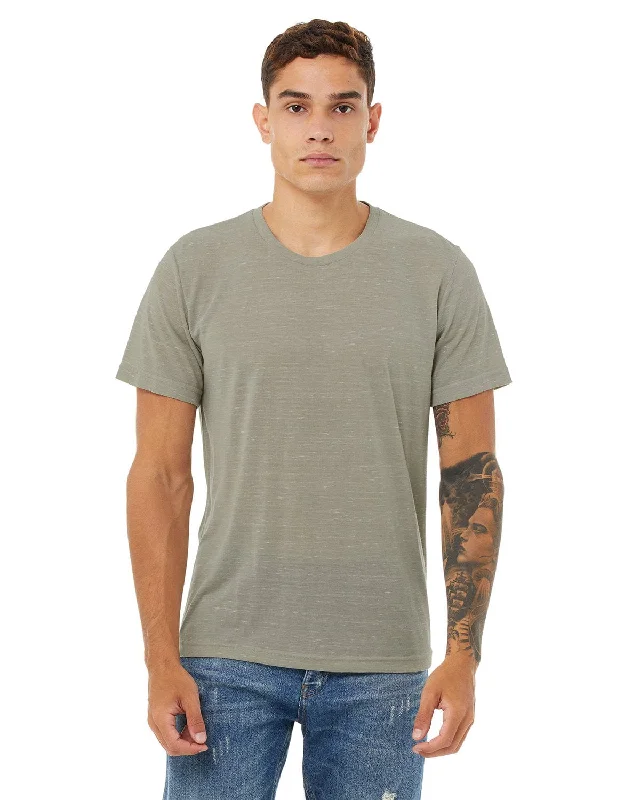 Bella+Canvas Mens Poly-Cotton Short Sleeve T-Shirt | Stone Marble