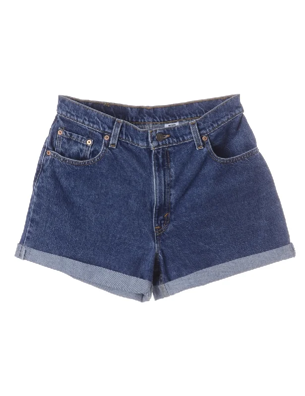 Label Willow Rolled Hem Denim Shorts