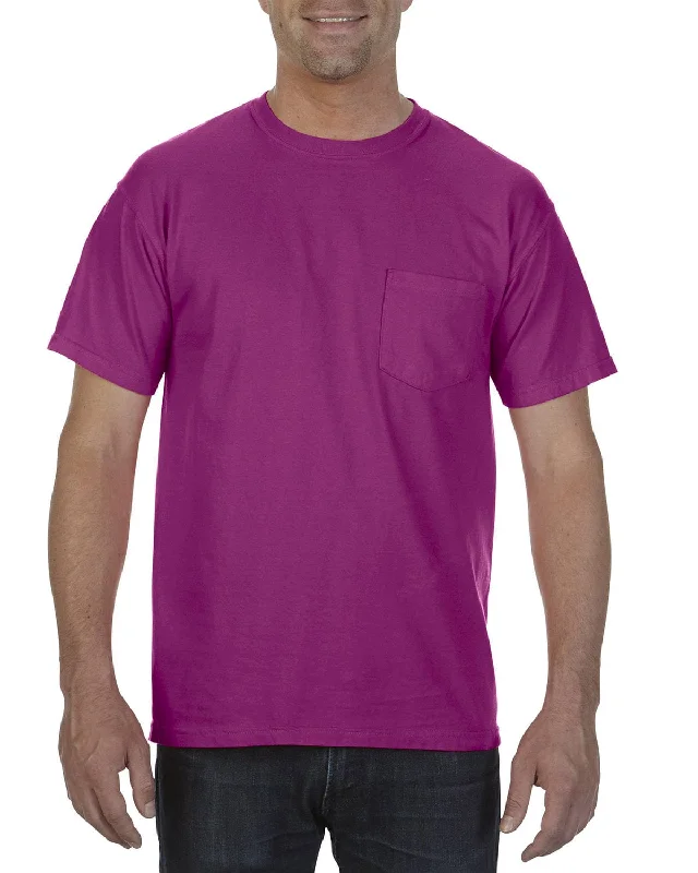 Comfort Colors Garment-Dyed Pocket T-Shirt | Boysenberry