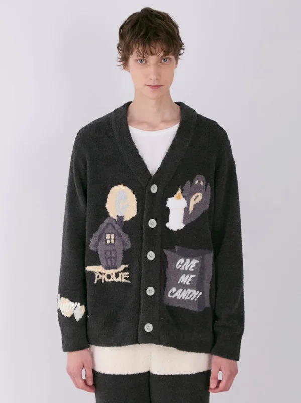 Baby Moco Halloween-Themed Button-Up Cardigan