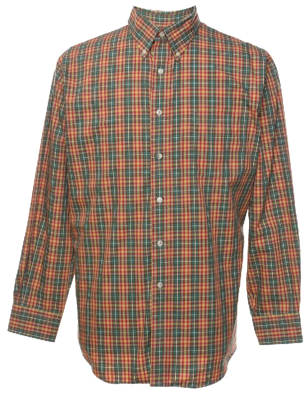 Land's End Checked Shirt - L