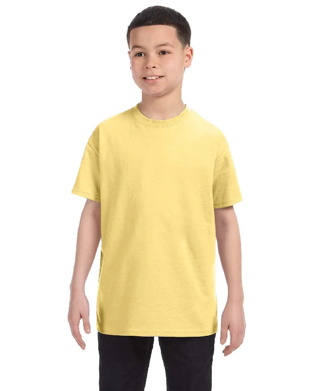 Hanes Youth Authentic-T T-Shirt | Daffodil Yellow