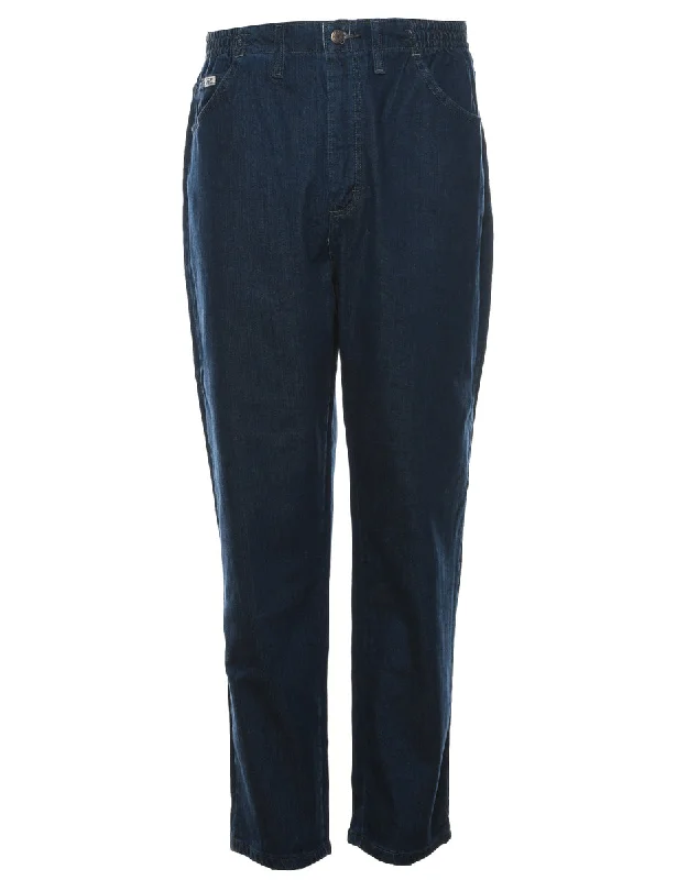 Lee Dark Wash Denim Trousers - W32 L31