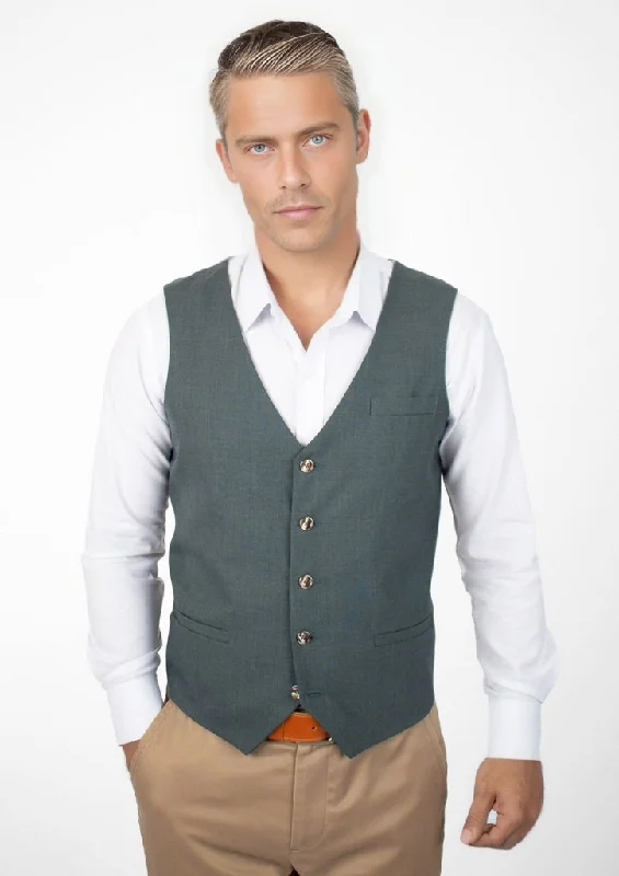 Sage Sharkskin Vest