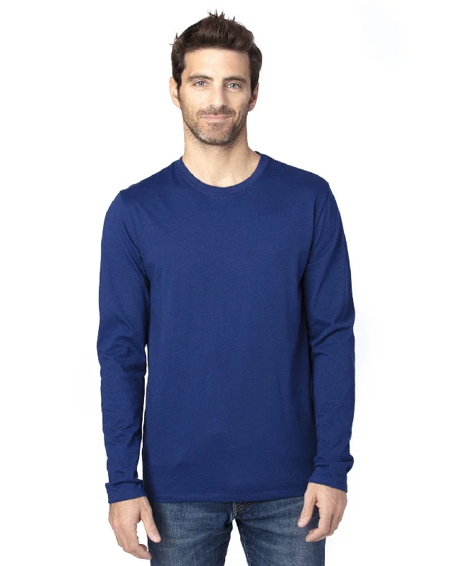 Threadfast Apparel Unisex Ultimate Long Sleeve T-Shirt | Navy