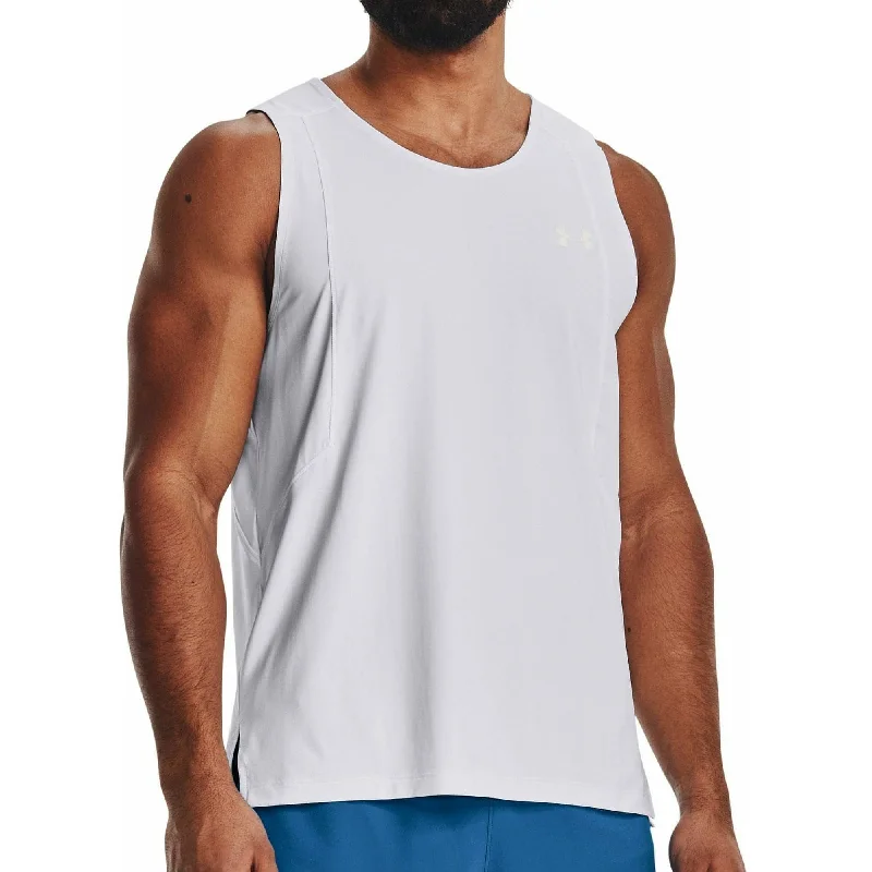 Under Armour Iso-Chill Run Laser Mens Running Vest - White