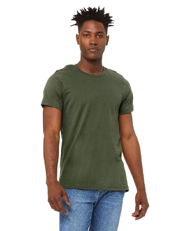 Bella+Canvas Unisex Made in the USA Short Sleeve T-Shirt | Military Green