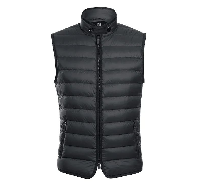 Alessandro Vitello by Renoir Jonathan Nylon Down Black Vest 831-11