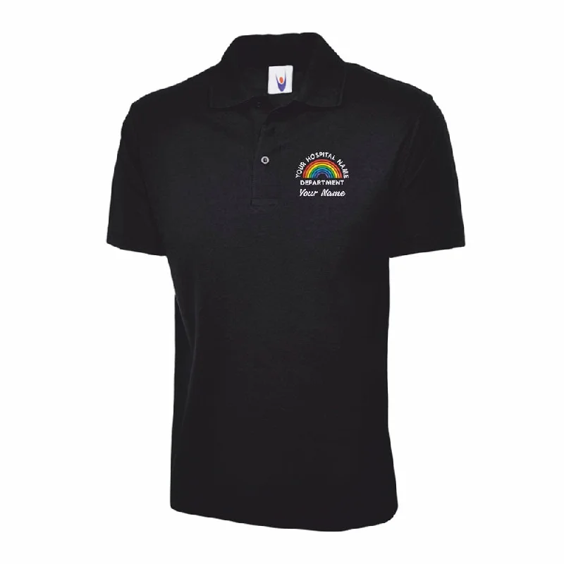 NHS Rainbow Polo Shirt