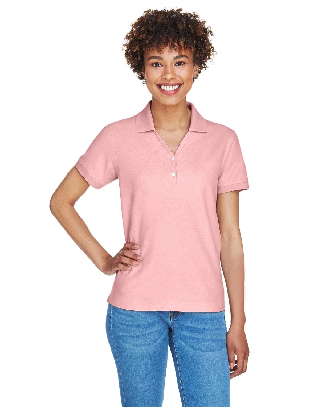 Devon & Jones Ladies Fine Pima Pique Polo | Pink