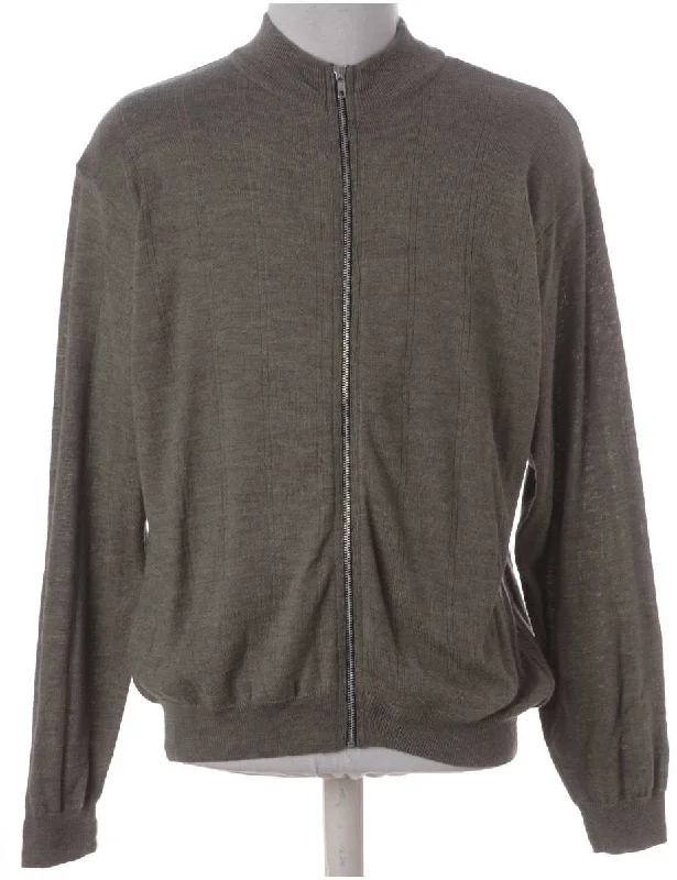 Label Xander Zip Through Knit