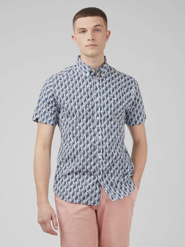 Ben Sherman Retro Print SS Shirt