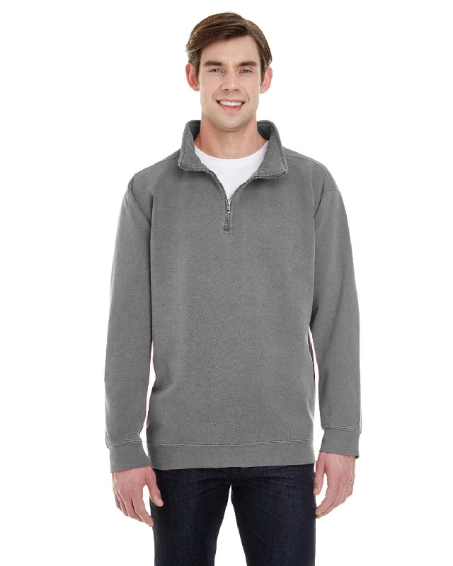 Comfort Colors Quarter-Zip Sweatshirt | Grey