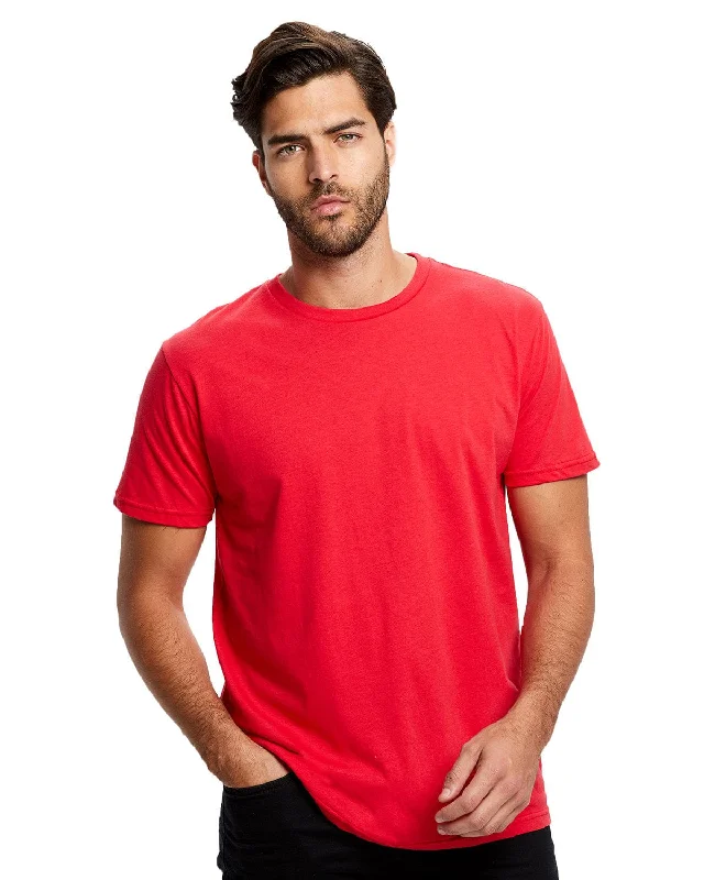 US Blanks Mens Made in USA Short Sleeve Crew T-Shirt | Red