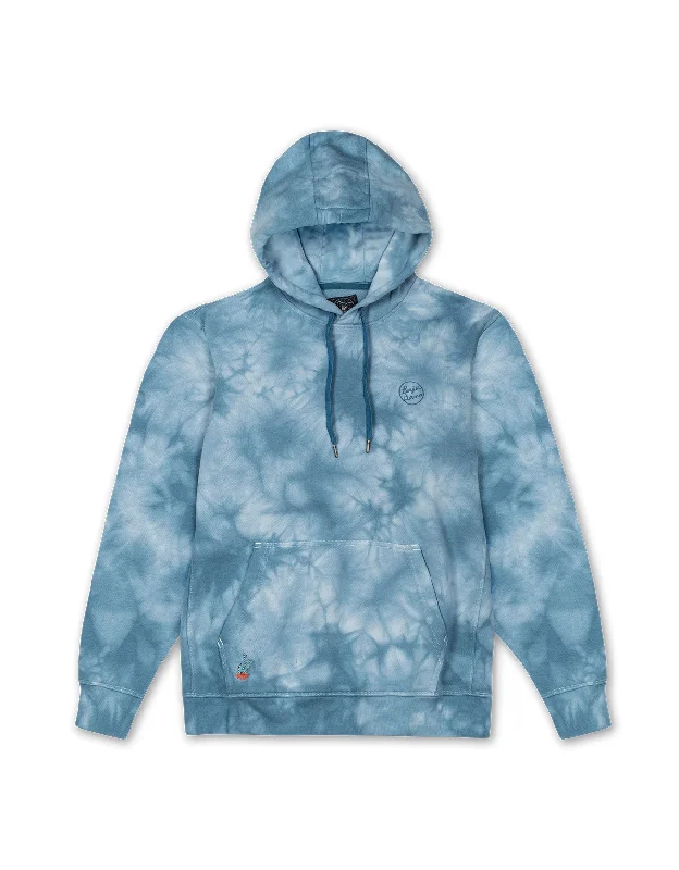 BAJA TRIP UP - BLUE TIE DYE HELSINKI HOODIE